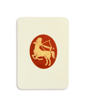 Sagittarius Signs of the Zodiac Greeting Card