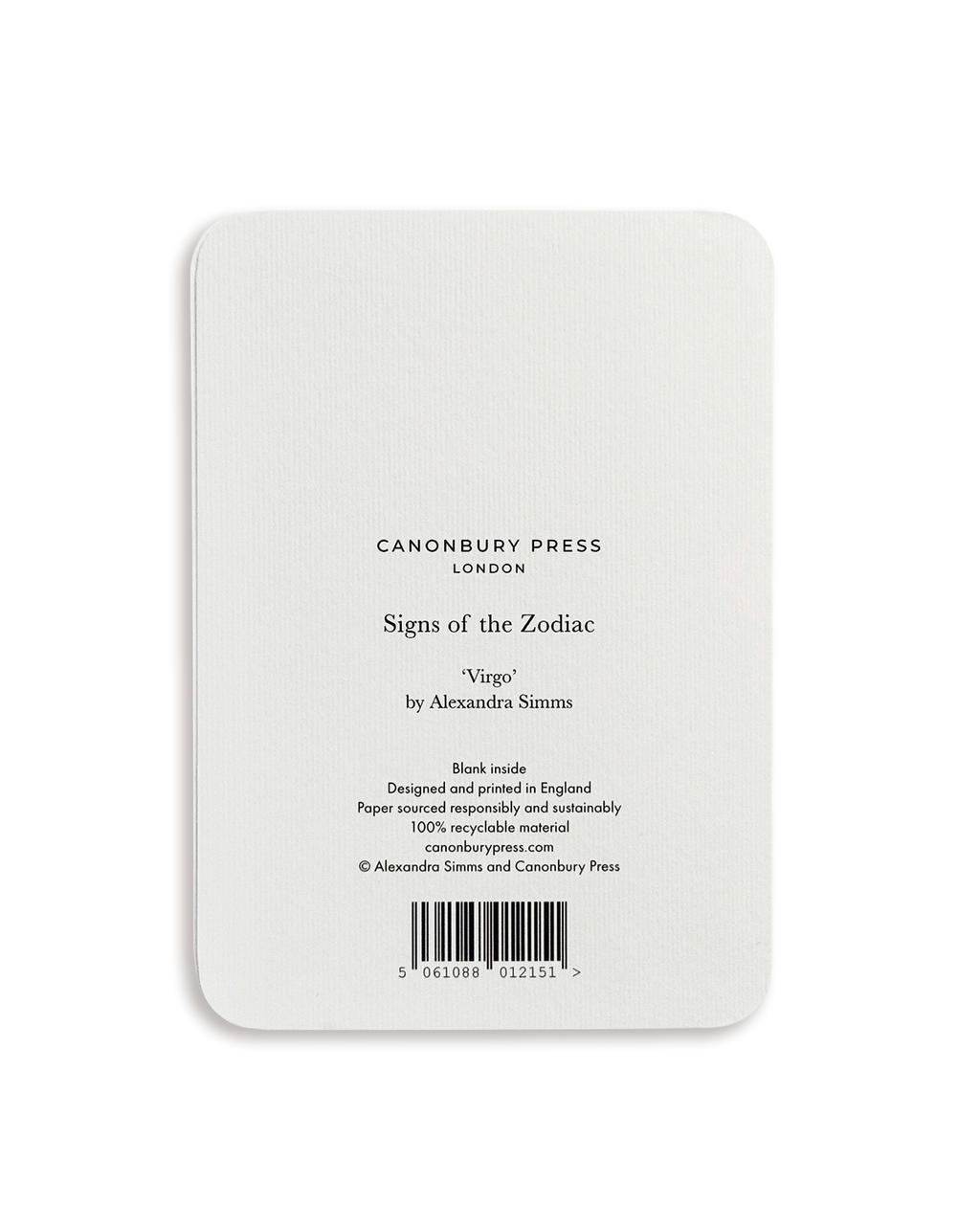 Virgo Signs of the Zodiac Greeting Card