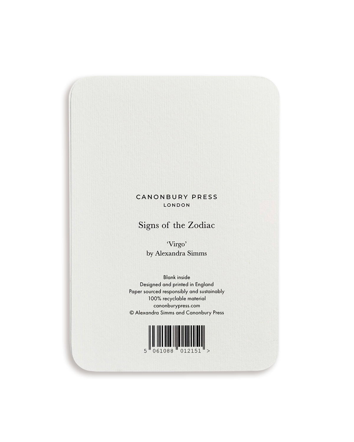 Virgo Signs of the Zodiac Greeting Card