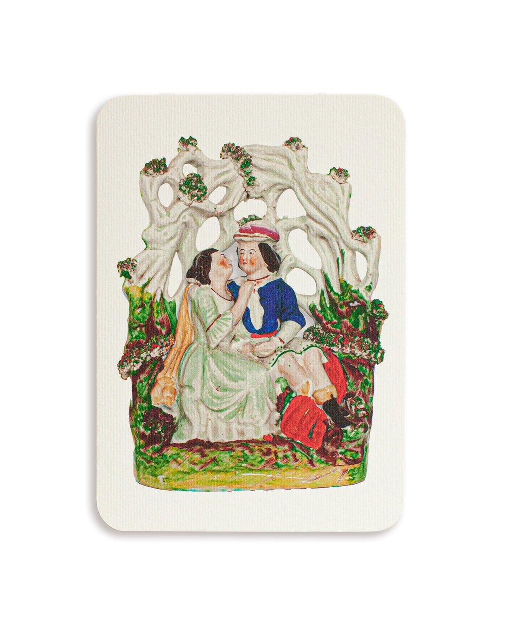 Beneath the Arbour Staffordshire Greeting Card