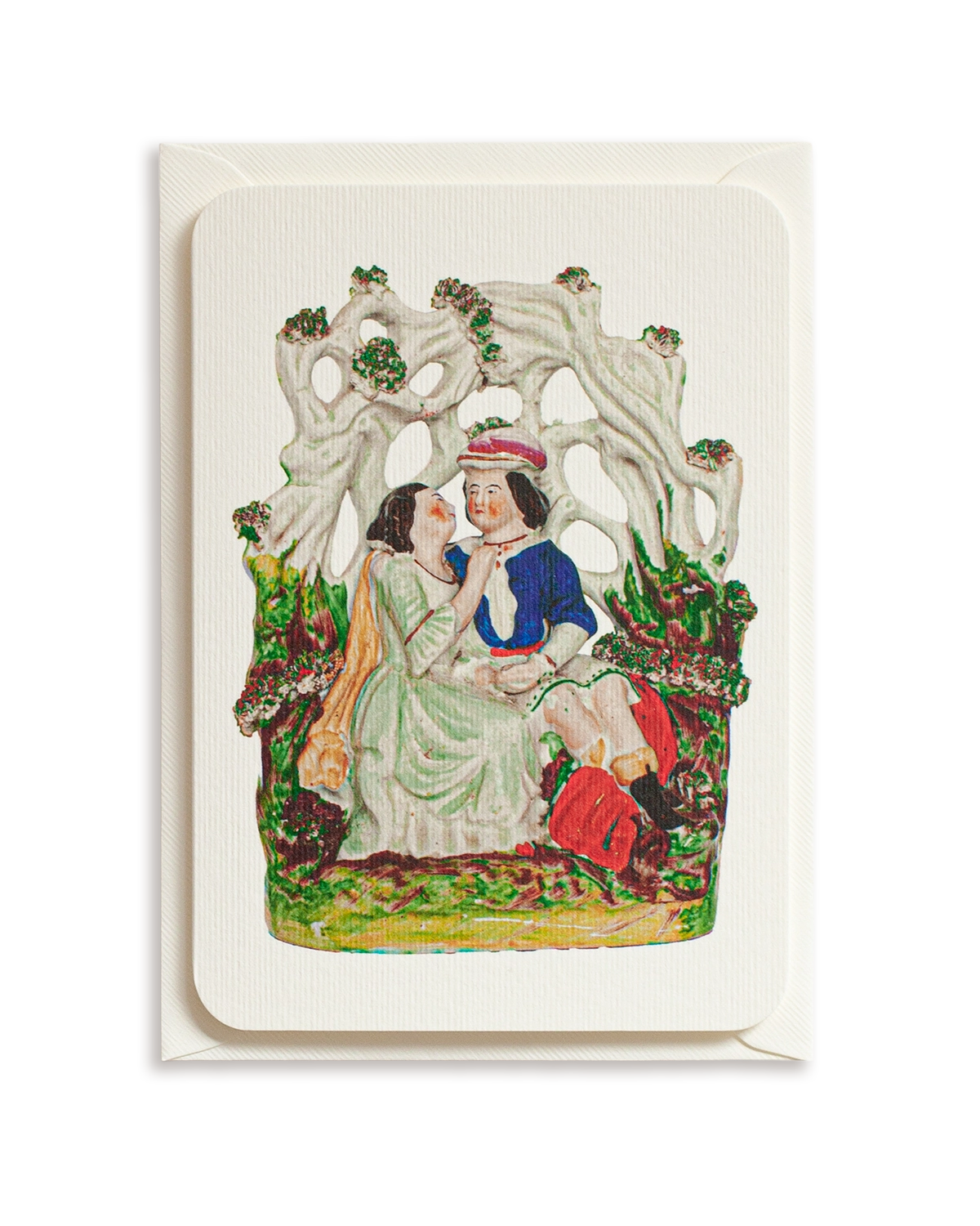 Beneath the Arbour Staffordshire Greeting Card