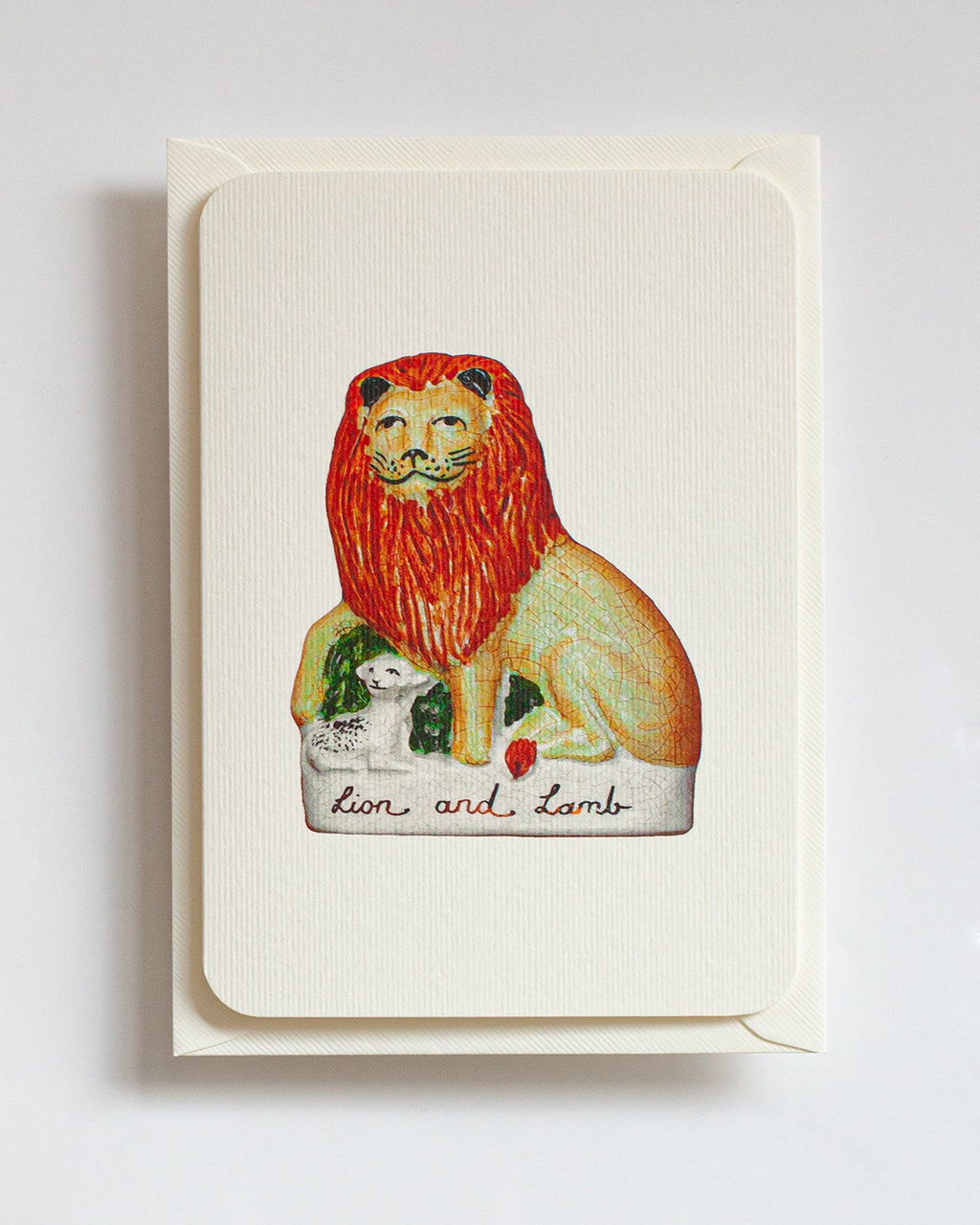 Lion & Lamb Greeting Card