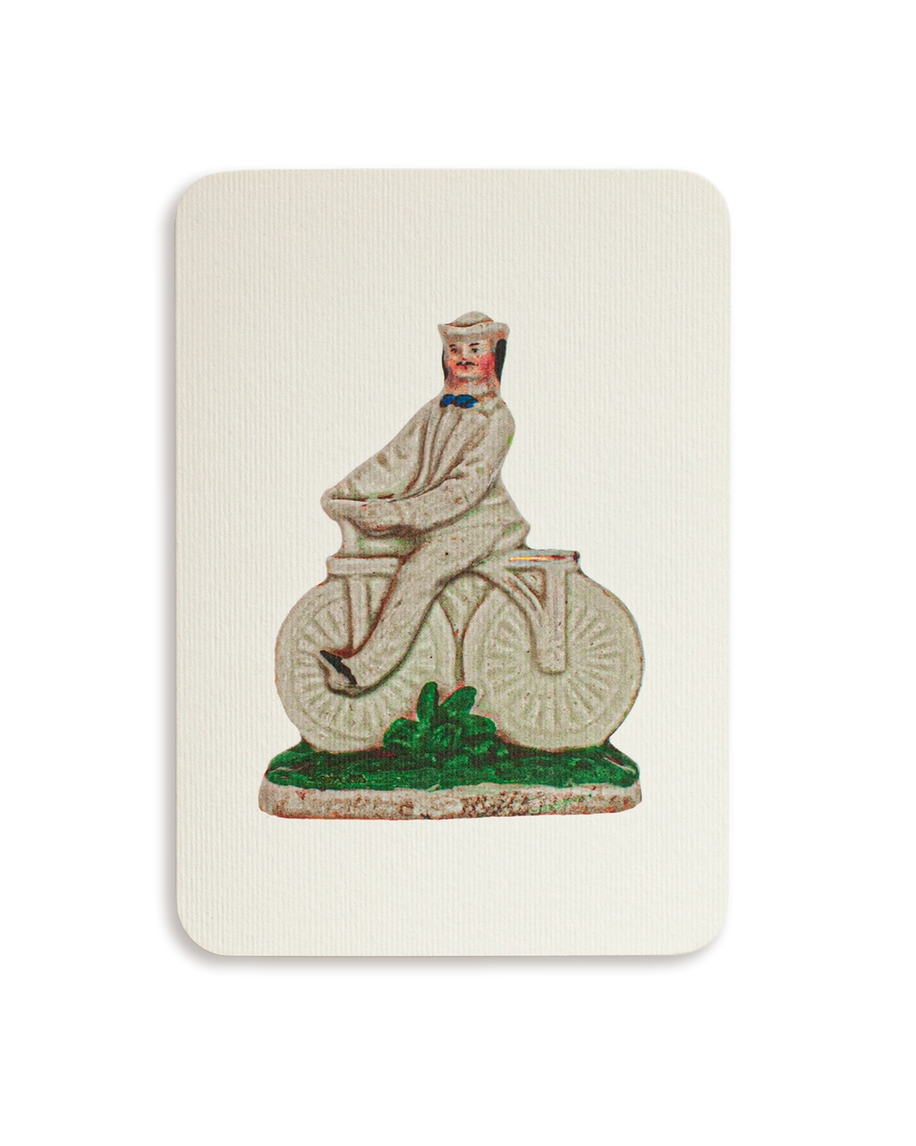 The Bicyclist Staffordshire Greeting Card