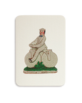 The Bicyclist Staffordshire Greeting Card