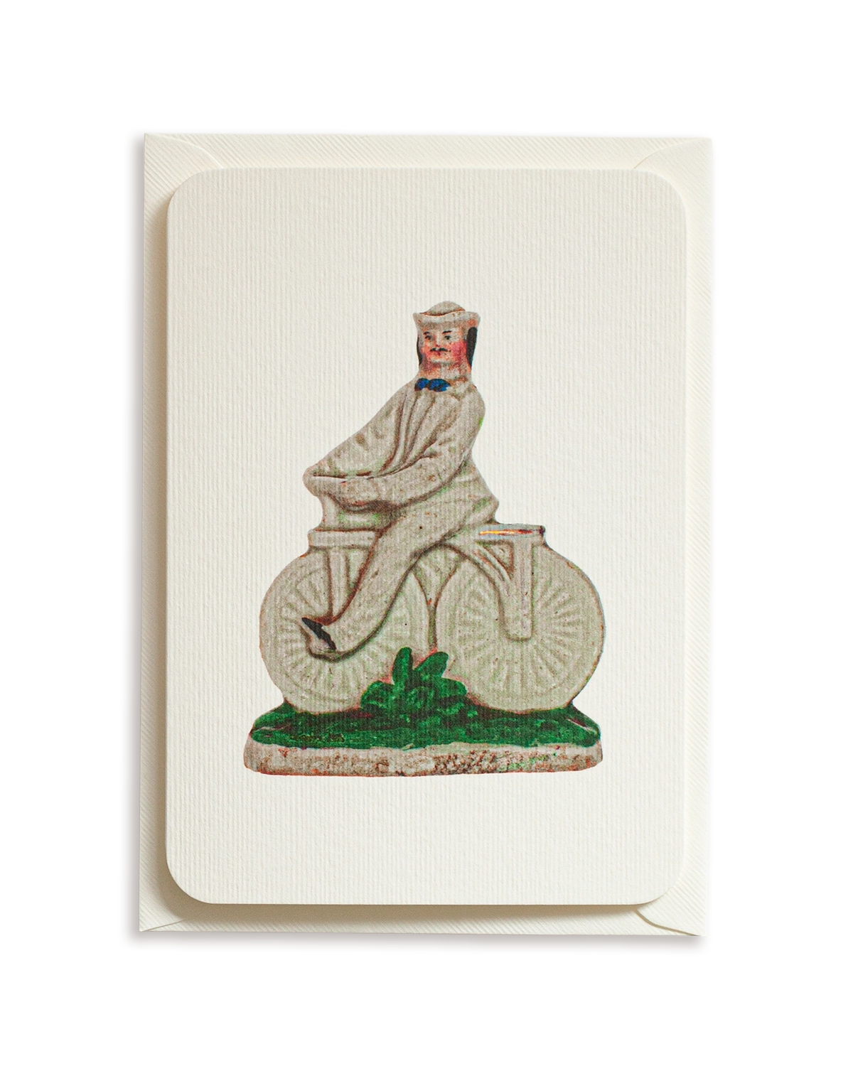 The Bicyclist Staffordshire Greeting Card