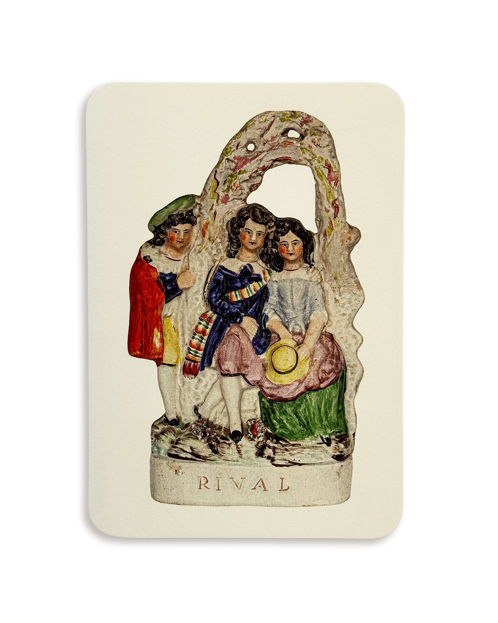 The Rival Staffordshire Greeting Card