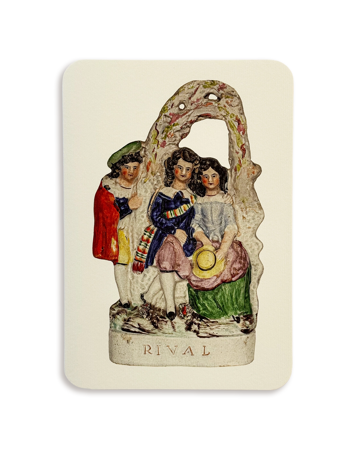 The Rival Staffordshire Greeting Card