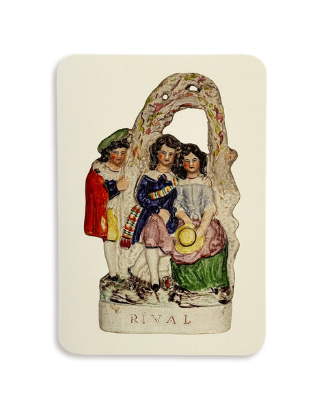 The Rival Staffordshire Greeting Card