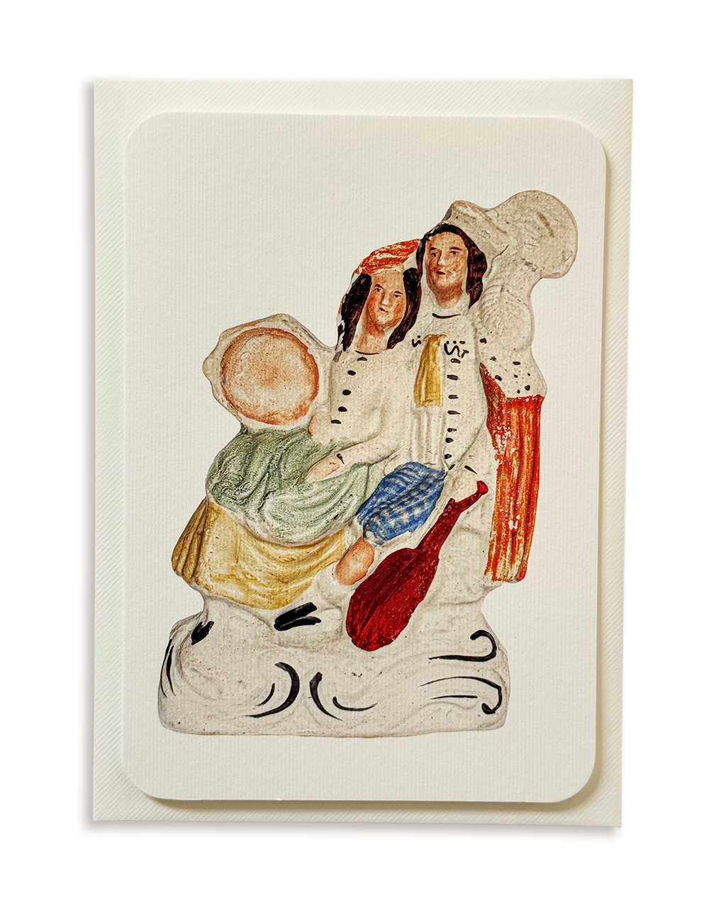 The Music Lovers Staffordshire Greeting Card
