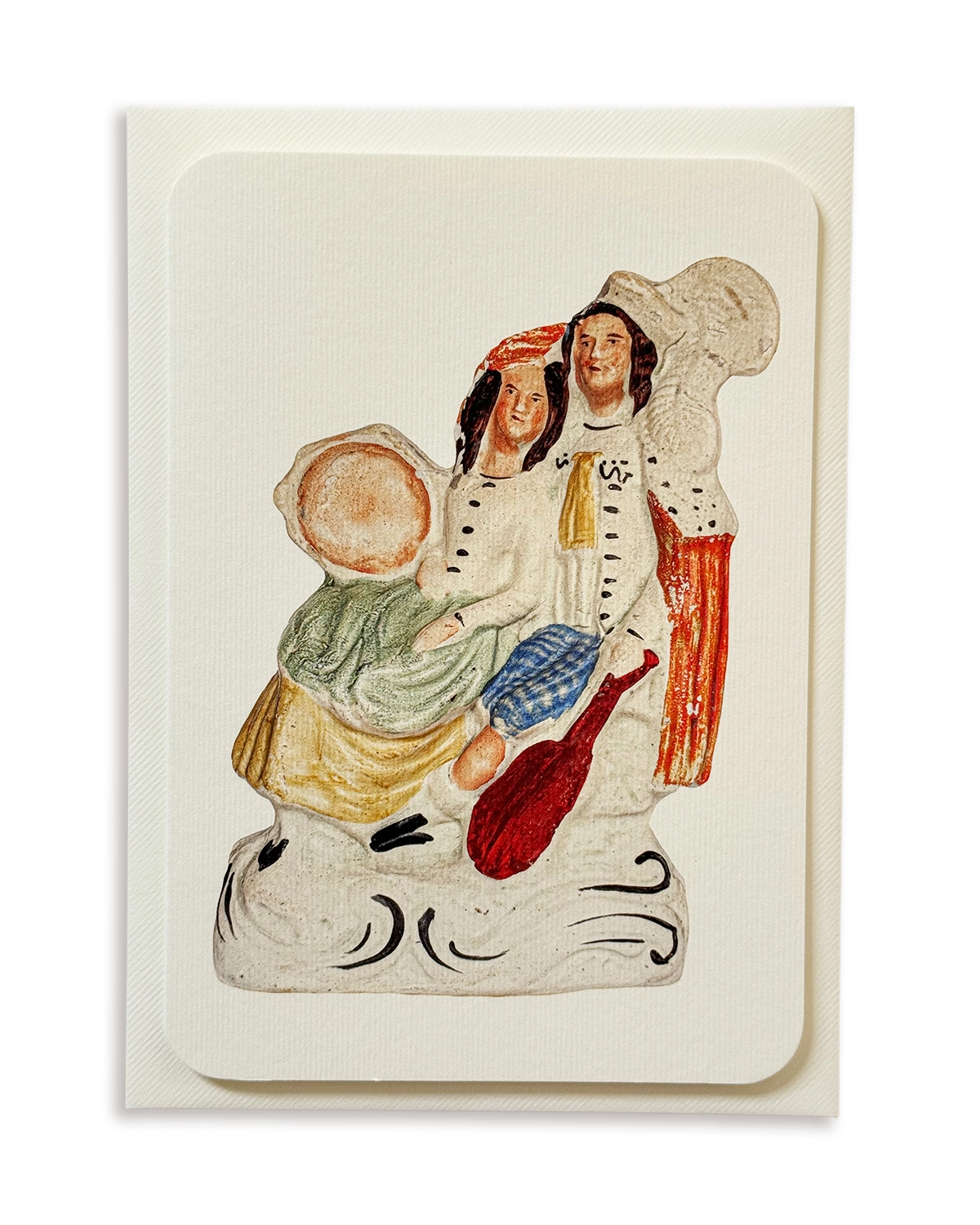 The Music Lovers Staffordshire Greeting Card