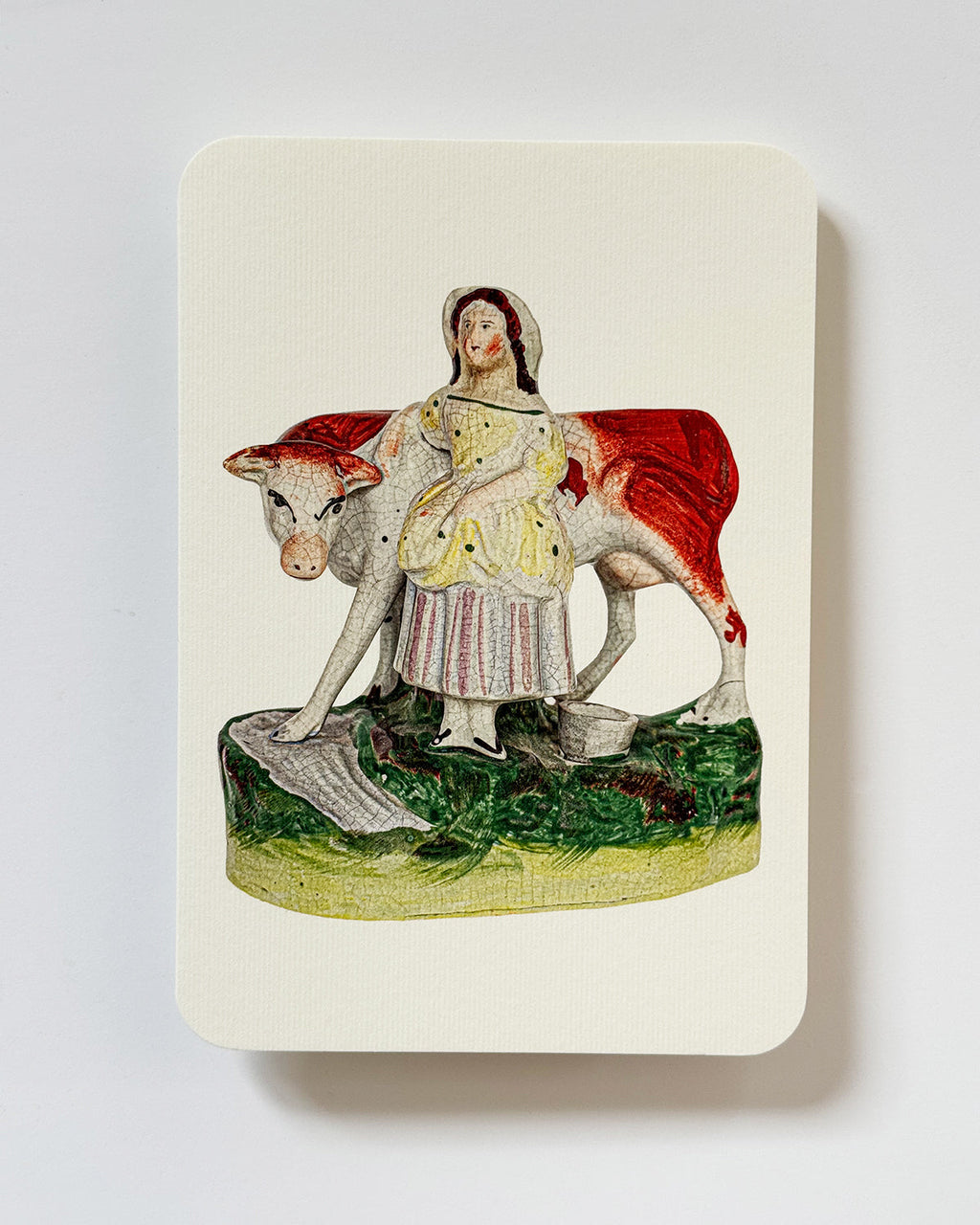 The Milkmaid Greeting Card