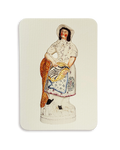 Fishwife with Silver Darlings Staffordshire Greeting Card