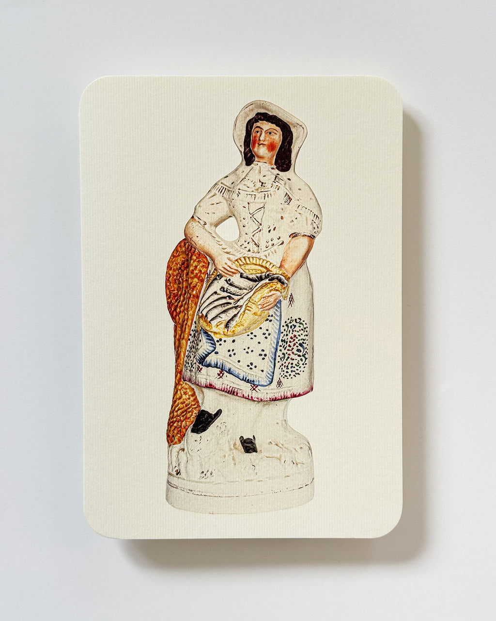 Fishwife with Silver Darlings Greeting Card