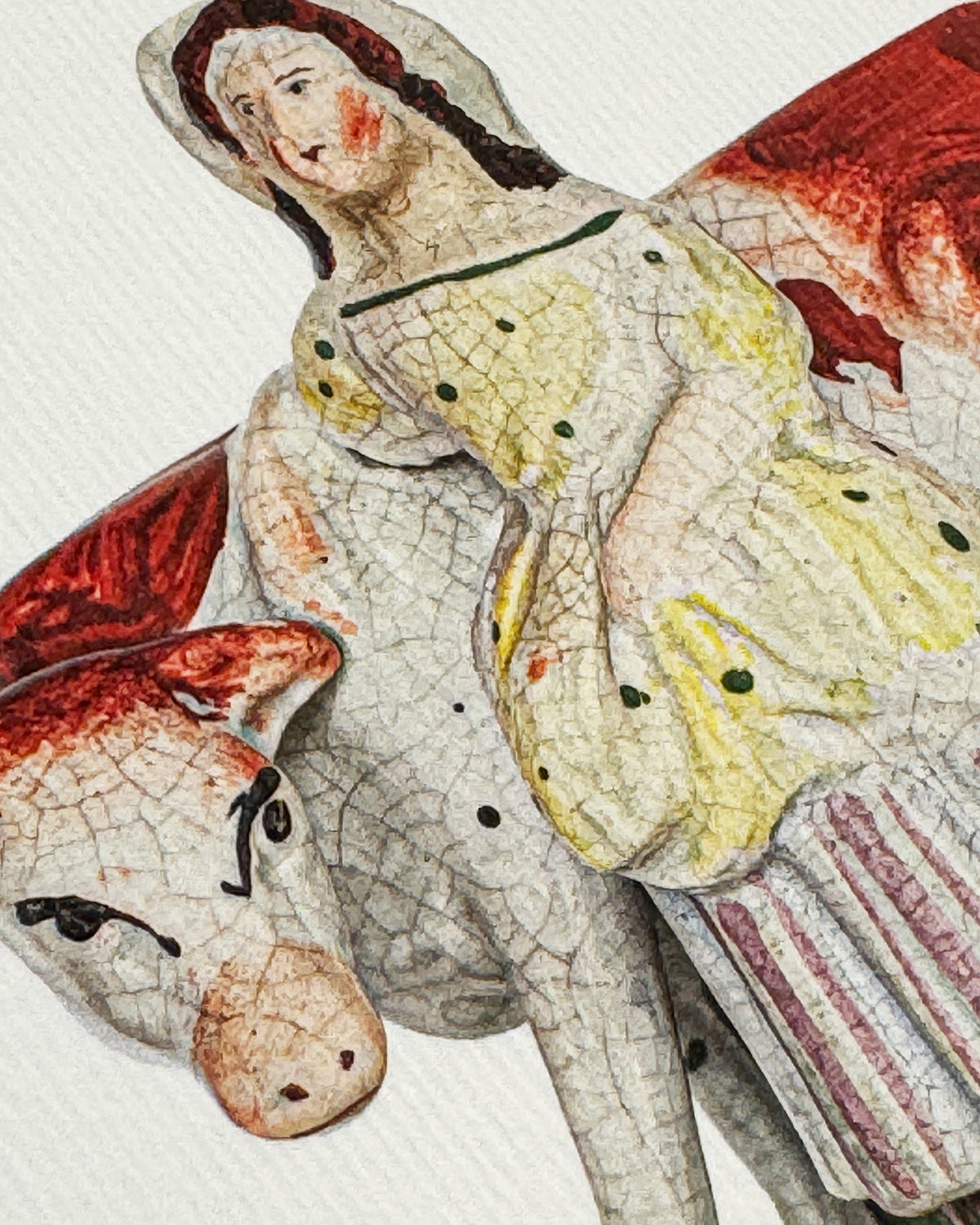 The Milkmaid Greeting Card