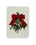 Mistletoe & Ribbon Greeting Card