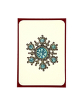 Winter Jewels Snowflake I Greeting Card