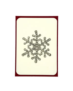 Winter Jewels Snowflake II Greeting Card
