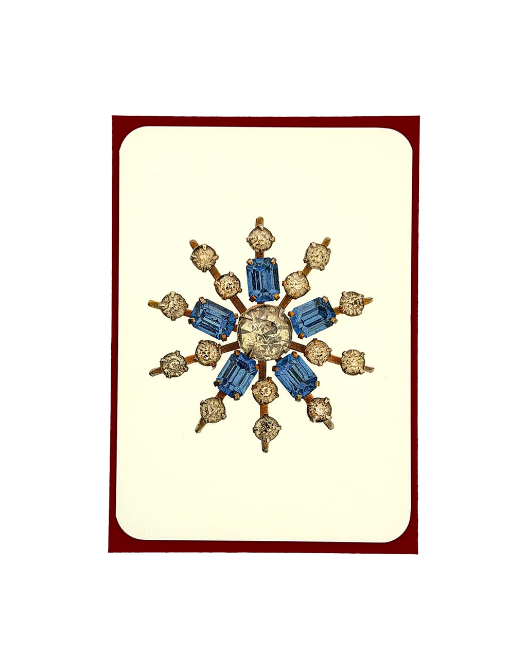 Winter Jewels Snowflake IV Greeting Card