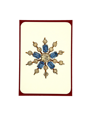 Winter Jewels Snowflake IV Greeting Card