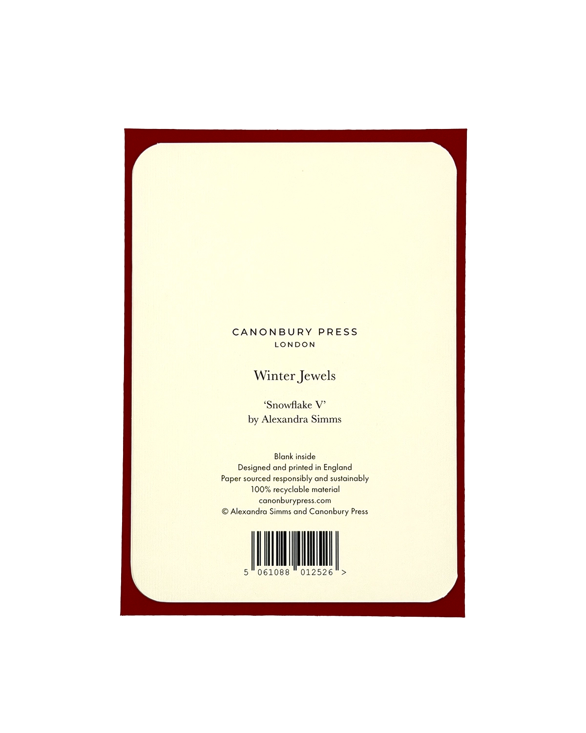 Winter Jewels Snowflake V Greeting Card