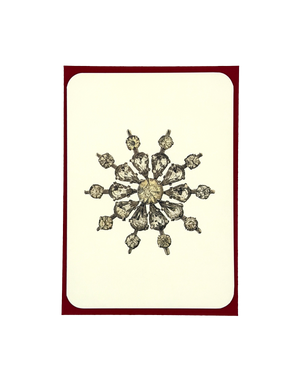 Winter Jewels Snowflake VI Greeting Card