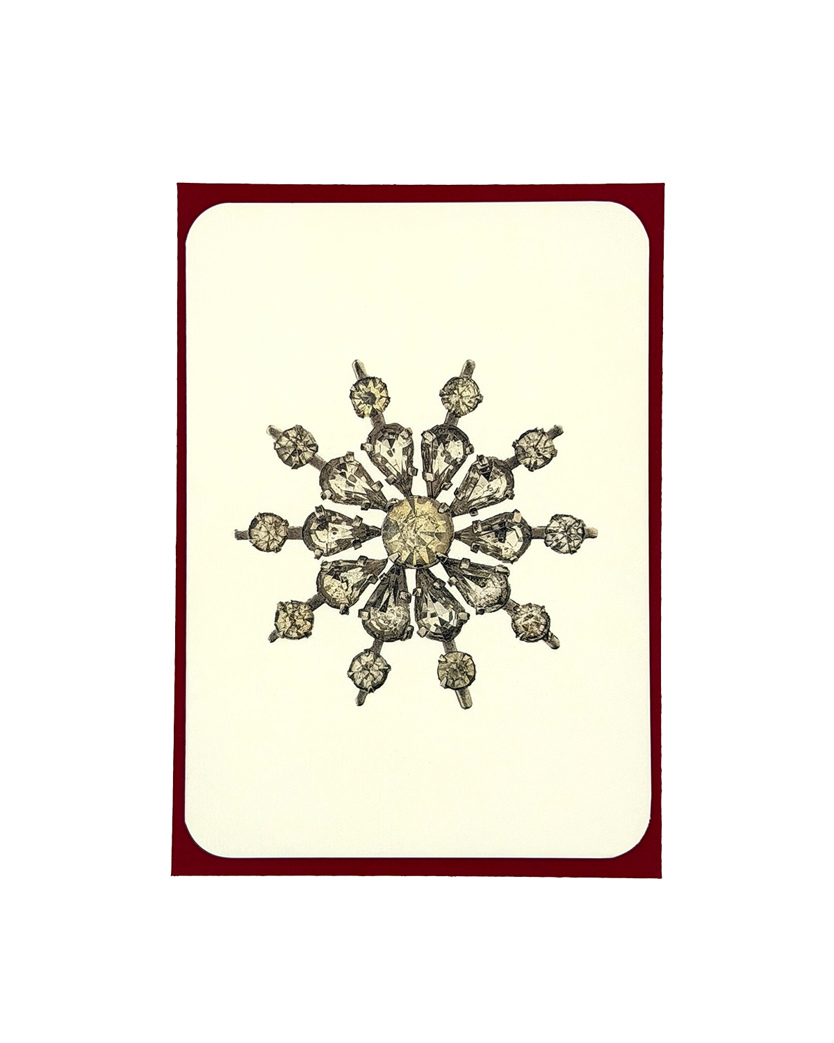 Winter Jewels Snowflake VI Greeting Card