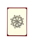 Winter Jewels Snowflake III Greeting Card
