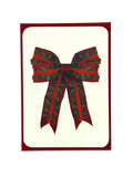 Christmas Holly Bow I Greeting Card