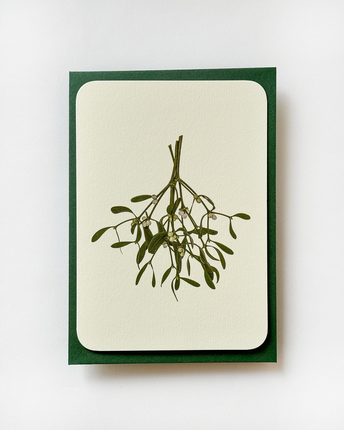 Mistletoe Branch Greeting Card