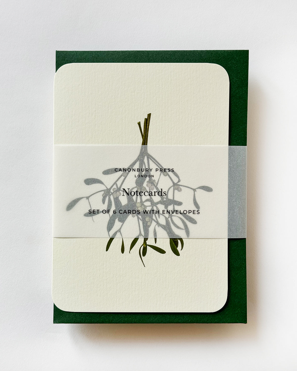 Mistletoe Branch Greeting Card