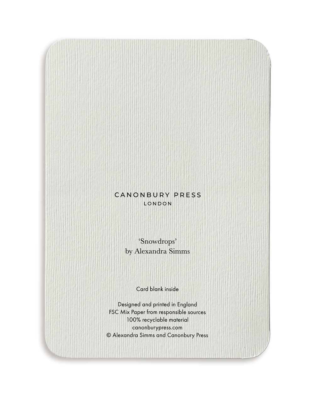 Snowdrops Greeting Card