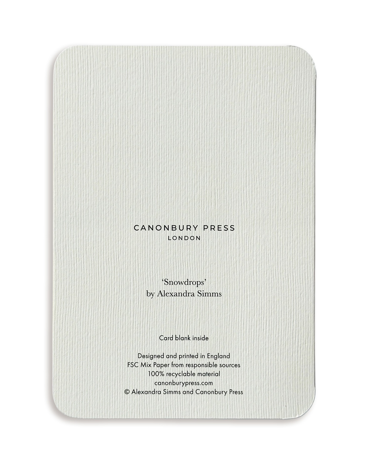 Snowdrops Greeting Card