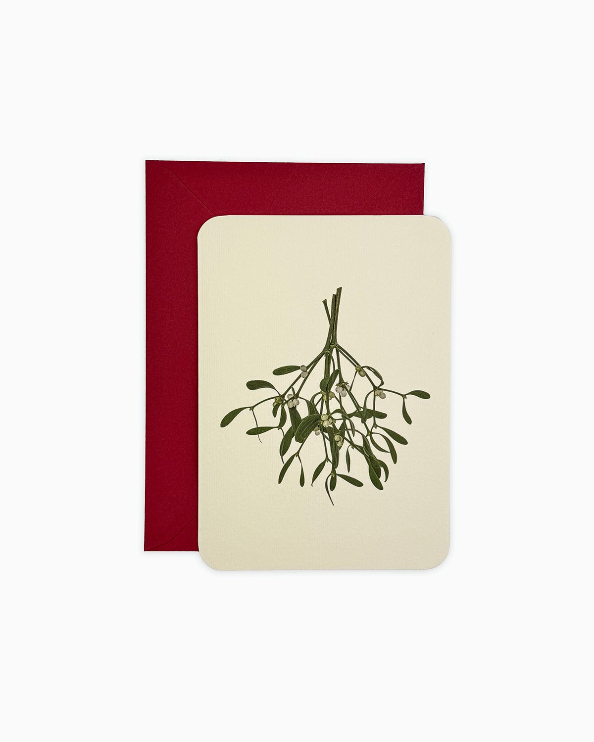 Mistletoe Branch Greeting Card