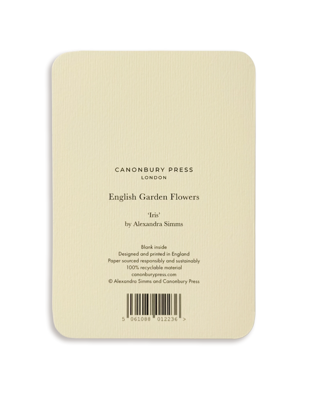 Iris Greeting Card