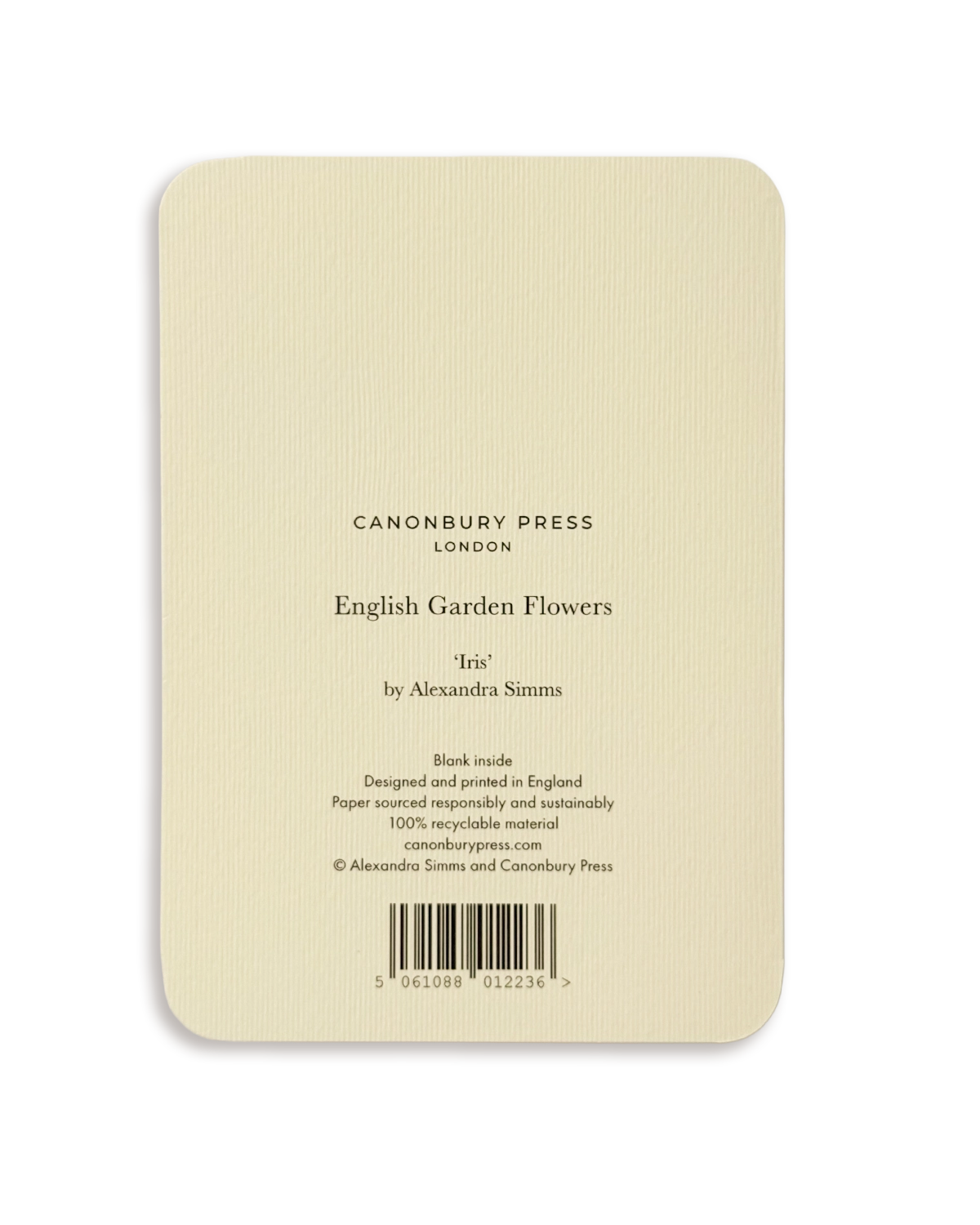 Iris Greeting Card