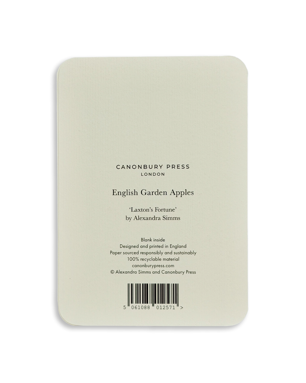 Laxton's Fortune Apple Greeting Card