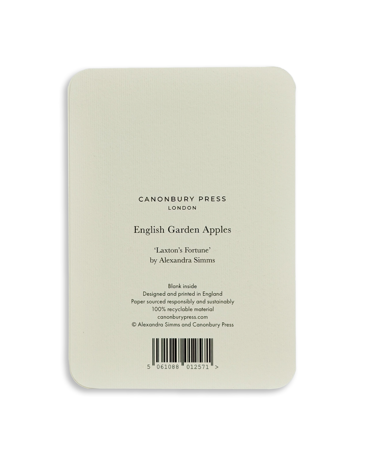 Laxton's Fortune Apple Greeting Card