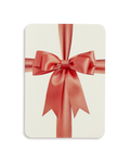 Peach Bow Greeting Card