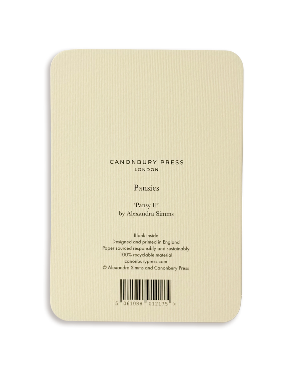 Pansy II Greeting Card