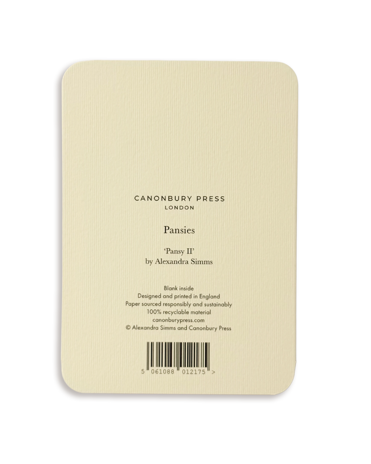 Pansy II Greeting Card