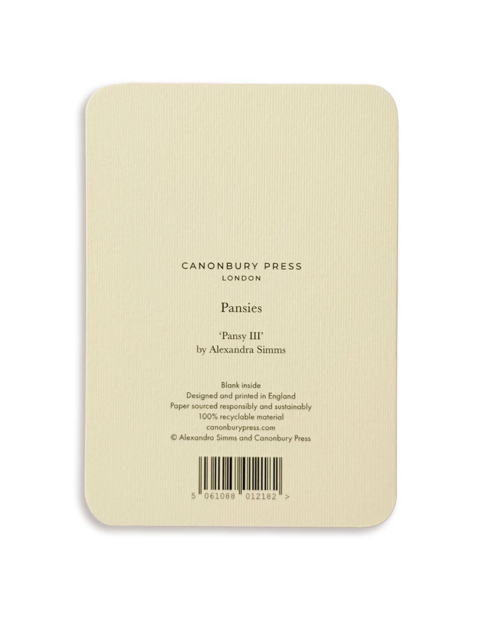 Pansy III Greeting Card
