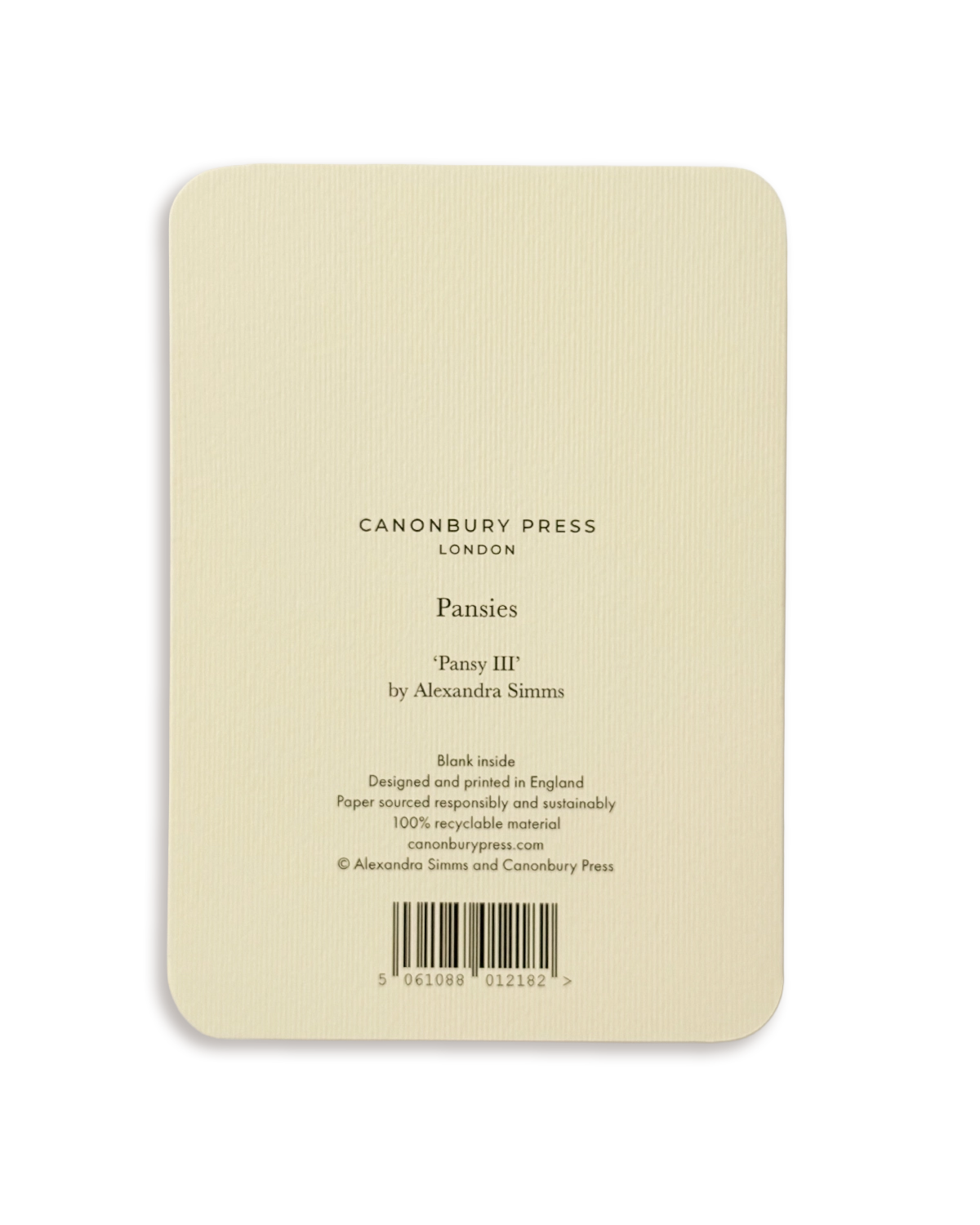 Pansy III Greeting Card