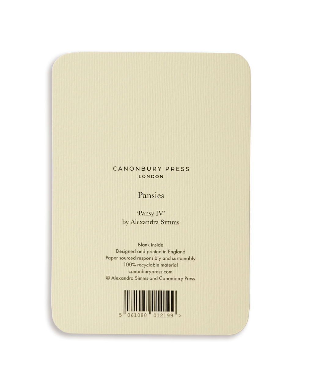 Pansy IV Greeting Card