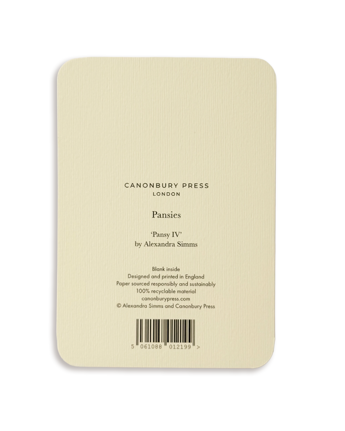Pansy IV Greeting Card