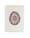 Parma Violet & Rose Royal Icing Egg Greeting Card