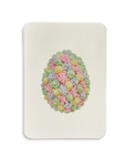 Pastel Florets Royal Icing Egg Greeting Card