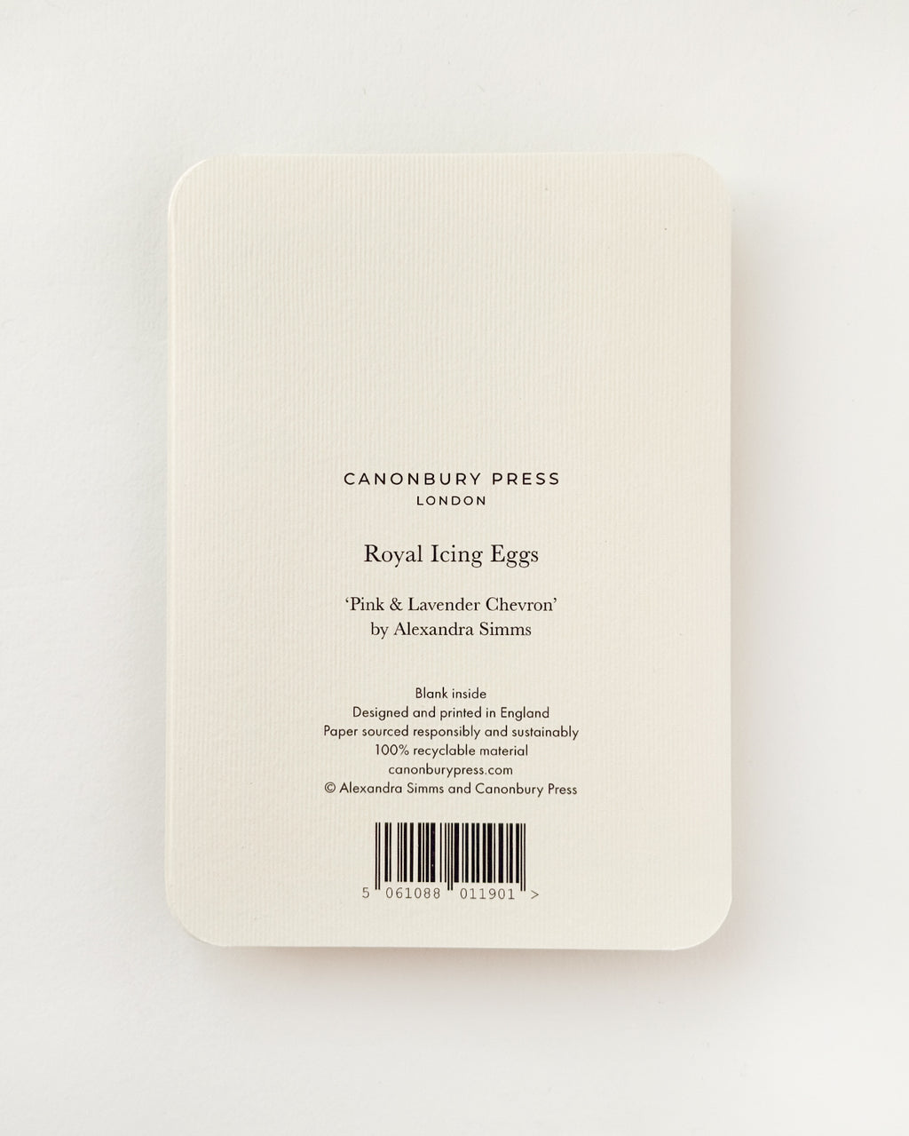 Pink & Lavender Chevron Royal Icing Egg