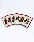 Christmas Botanicals Mixed Set of 6 Greeting Cards