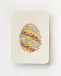 Sherbet Stripe Royal Icing Egg