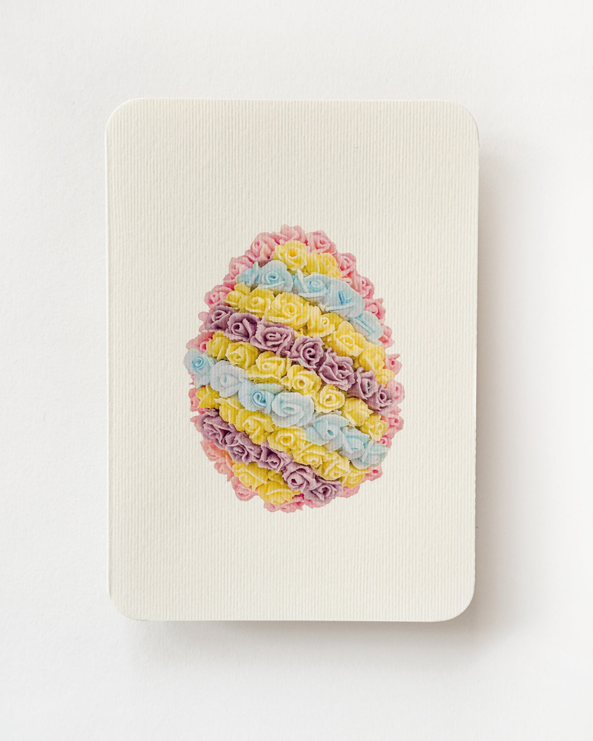 Sherbet Stripe Royal Icing Egg